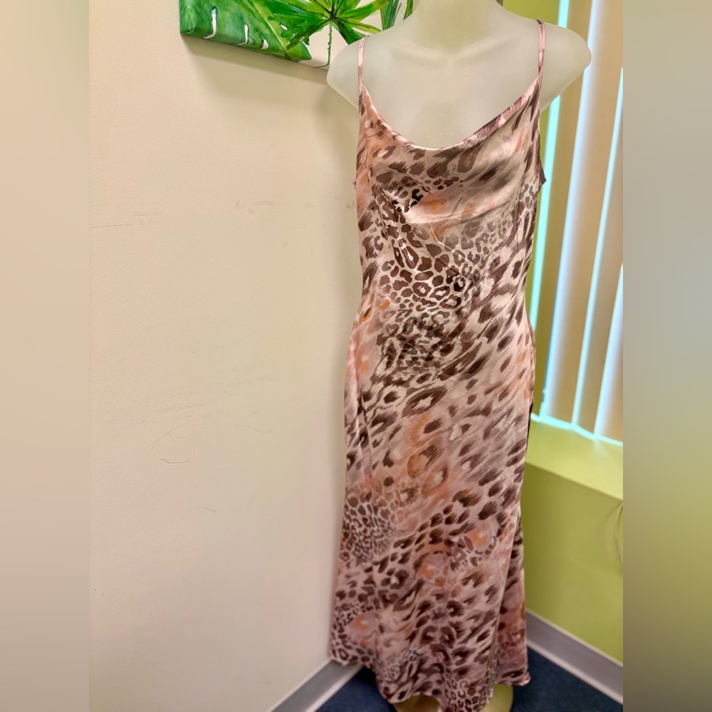Guess Animal Print Dress with Earthy Tones